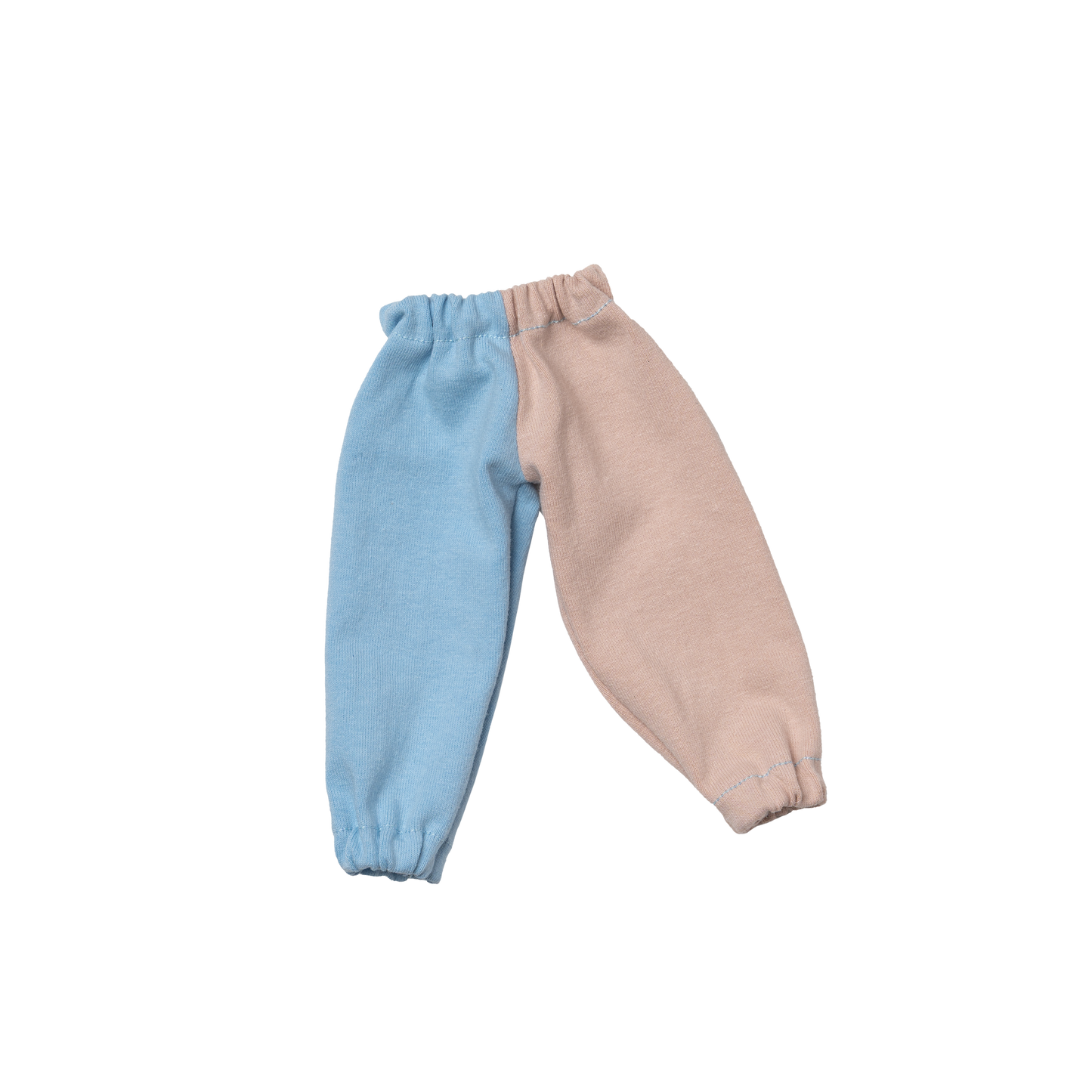 Pantalon combinado azul para conejo de tela Minono