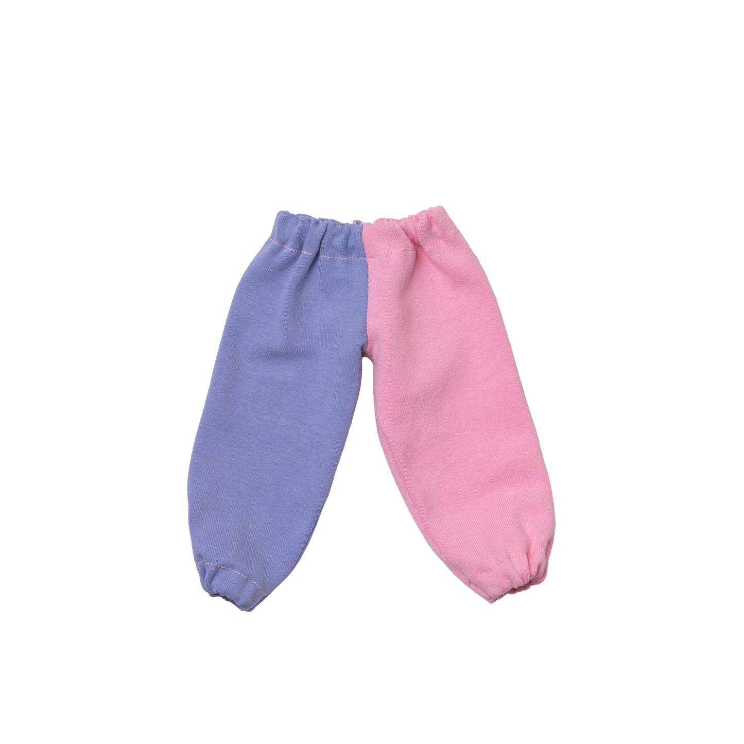 Pantalon combinado lila/rosa para conejo de tela Minono