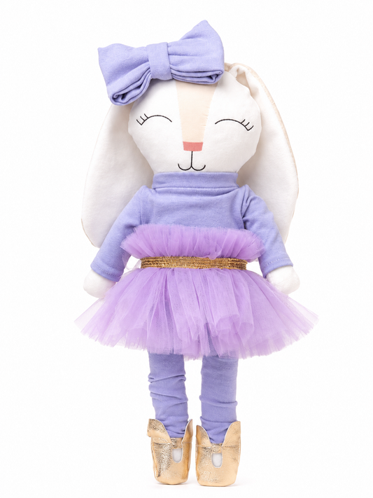 Conejita Bailarina Minono Lila – 30 cm