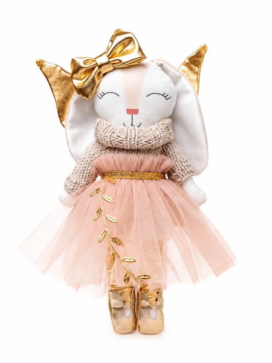 Hada Minono Beige con Suéter Tejido – 30 cm
