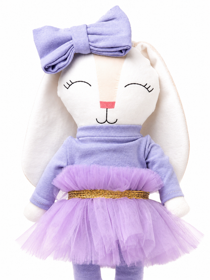 Conejita Bailarina Minono Lila – 30 cm