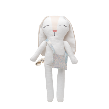 Bolsa azul para conejo de tela Minono