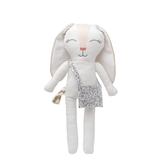 Bolsa plata para conejo de tela Minono