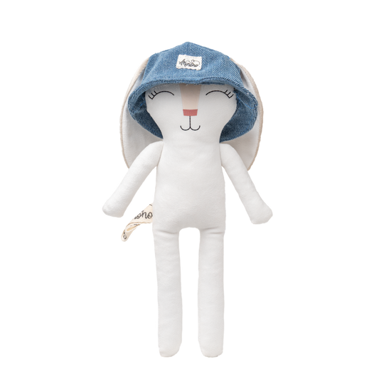 Bucket Hat mezclilla para conejo de tela Minono
