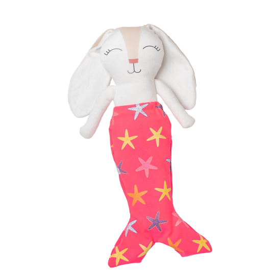 Cola de sirena para conejo de tela Minono