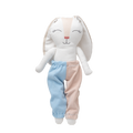 Pantalon combinado azul para conejo de tela Minono