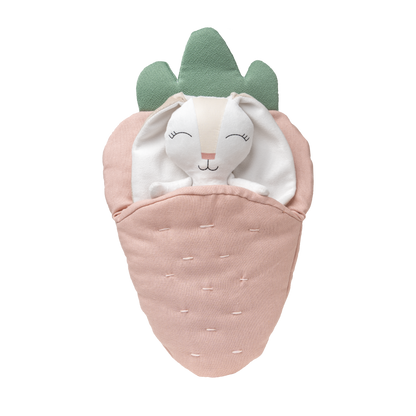 Sleeping Bag zanahoria para conejo de tela Minono