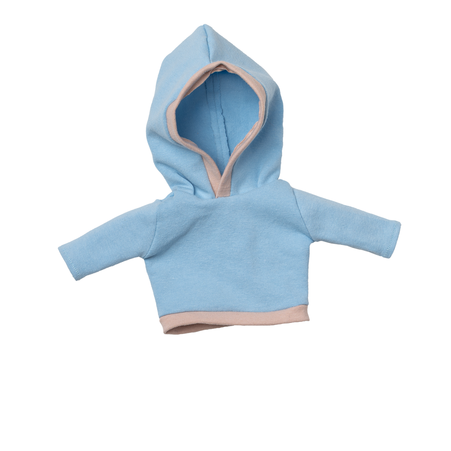 Sudadera combinada azul para conejo de tela Minono