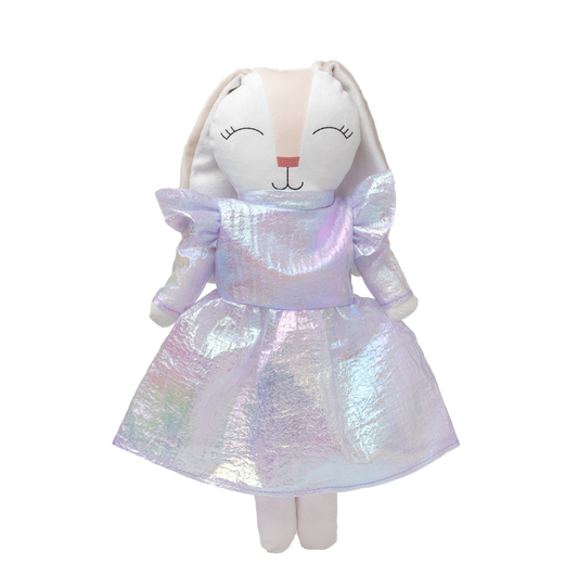 Vestido Tornasol para conejo de peluche Minono