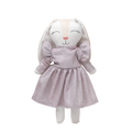 Vestido brillos para conejo de tela Minono