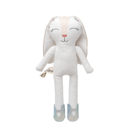 Zapatos azul para conejo de tela Minono