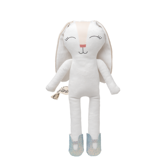 Zapatos azul para conejo de tela Minono