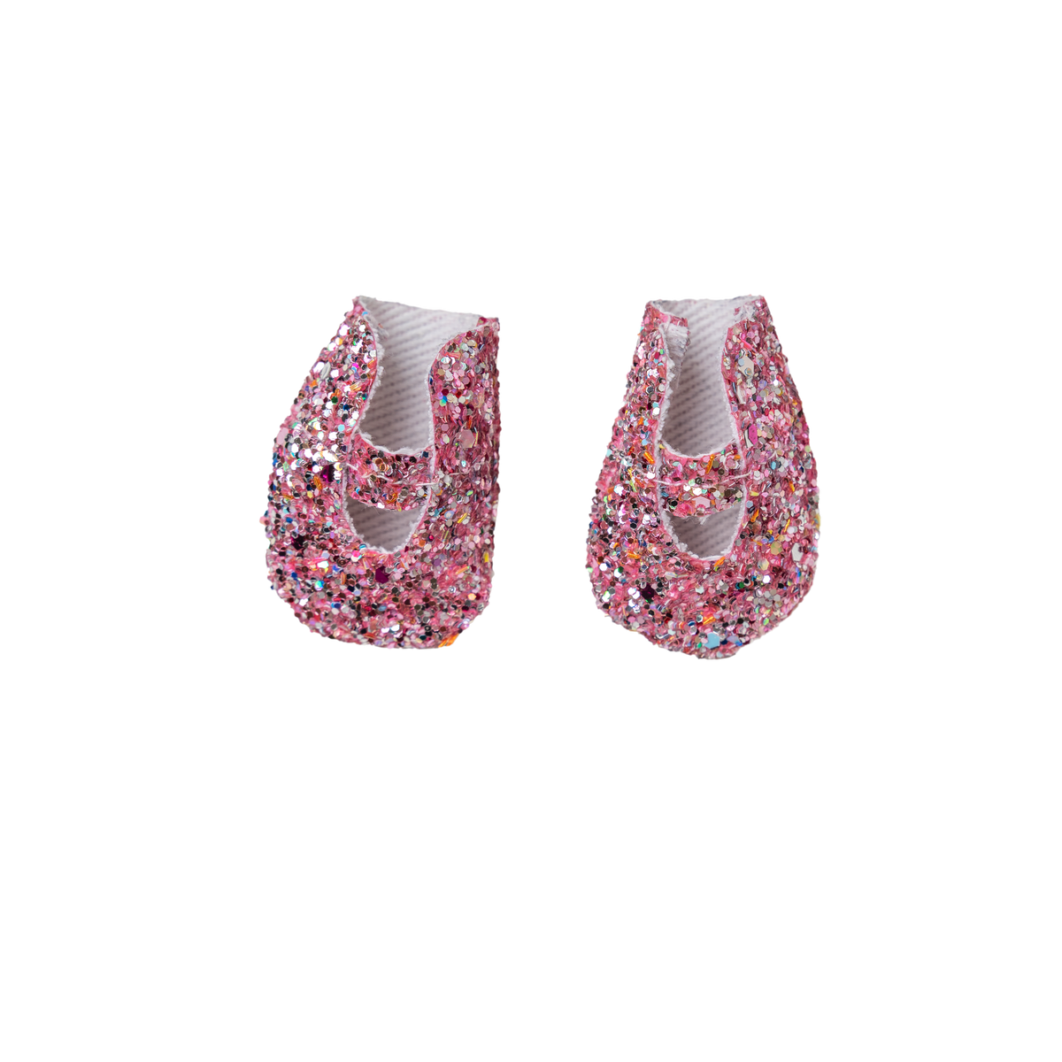 Zapatos confeti rosa para conejo de tela Minono