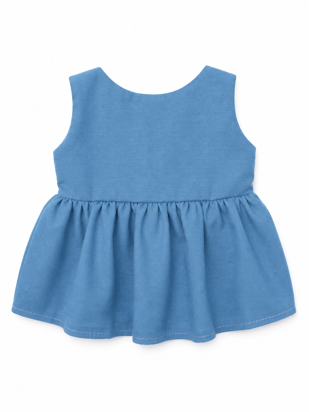 Blusa sin mangas de mezclilla para conejo Minono 30 cm