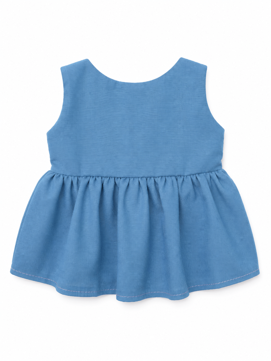 Blusa sin mangas de mezclilla para conejo Minono 30 cm