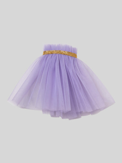 Tutu lila para conejo de tela Minono