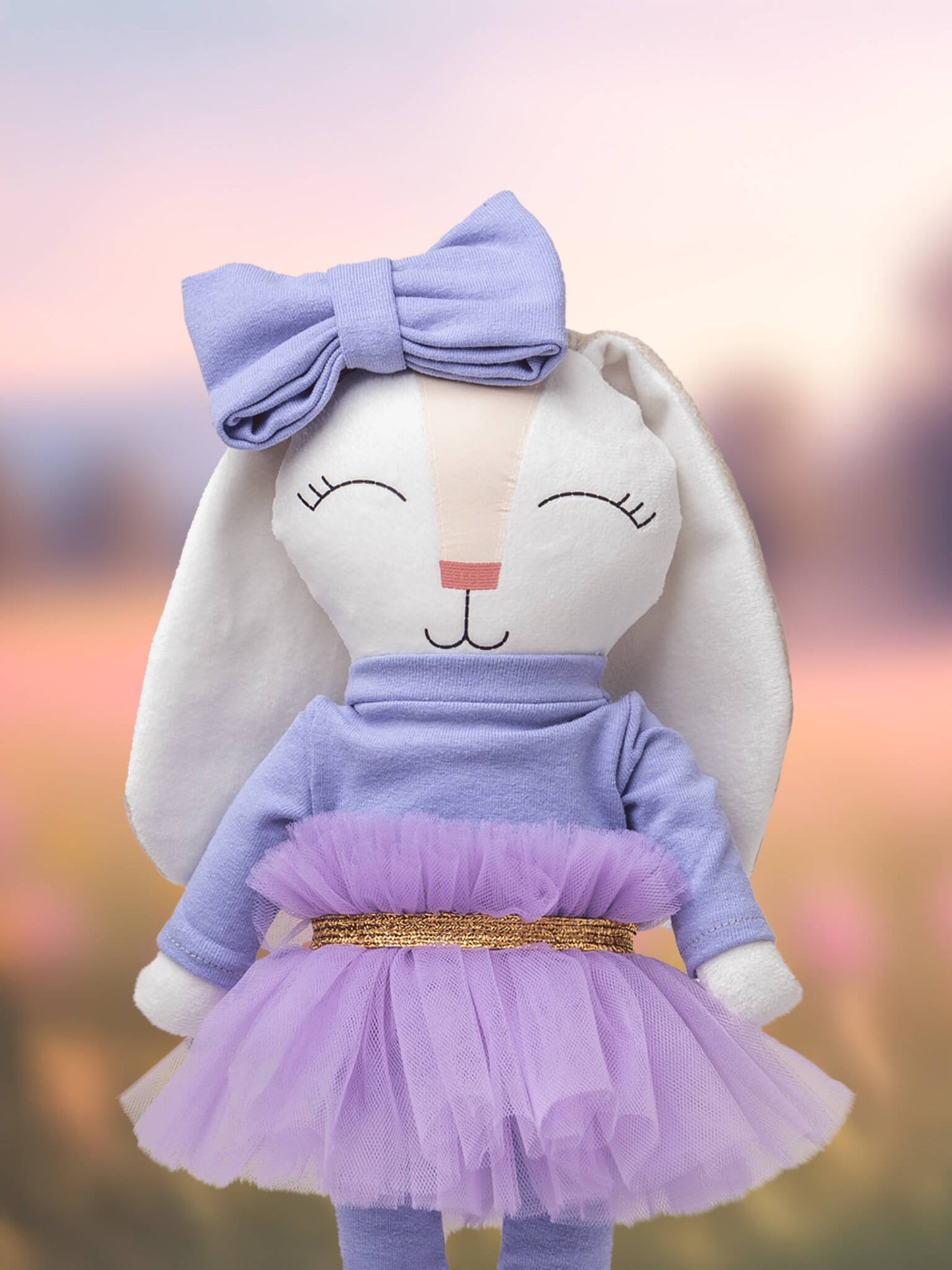 Conejita Bailarina Minono Lila – 30 cm