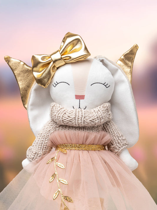 Hada Minono Beige con Suéter Tejido – 30 cm