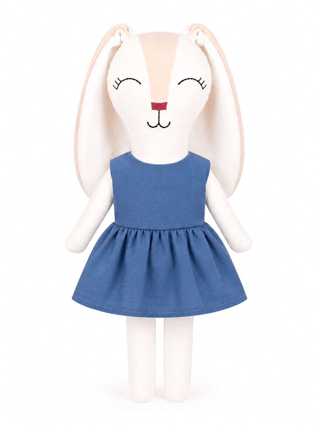 Blusa sin mangas de mezclilla para conejo Minono 30 cm