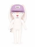 Gorra lila para conejo minono 30 cm