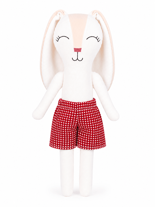 Short rojo para conejo Minono 30 cm