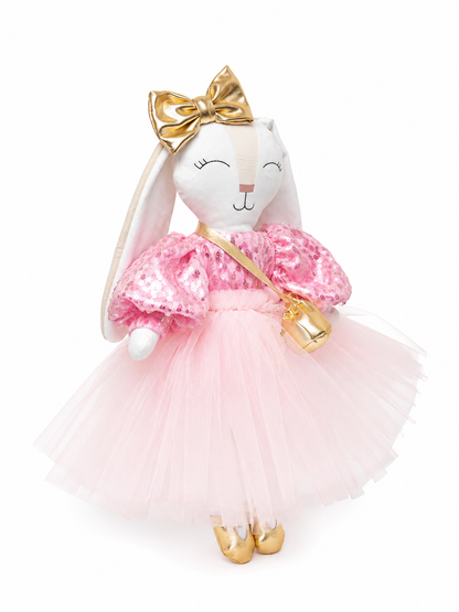 Minono conejo peluche 40 cm princesa rosa 