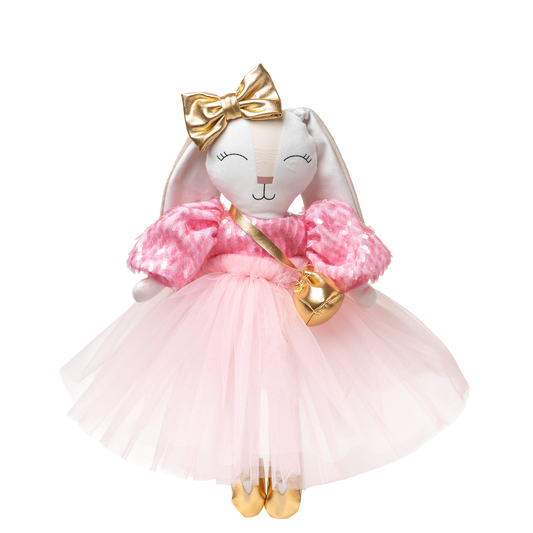 Princesa Conejito Minono con Vestido Encantador rosa– 41 cm