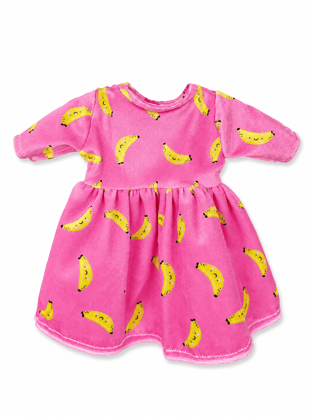 Vestido rosa bananas para conejo Minono 30 cm
